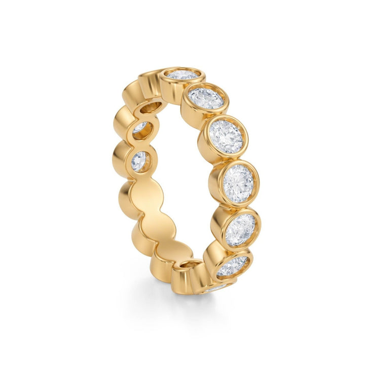 Round Bezel Eternity Band