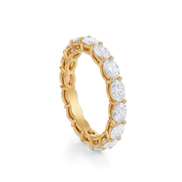 Oval Eternity Band - Horizontal