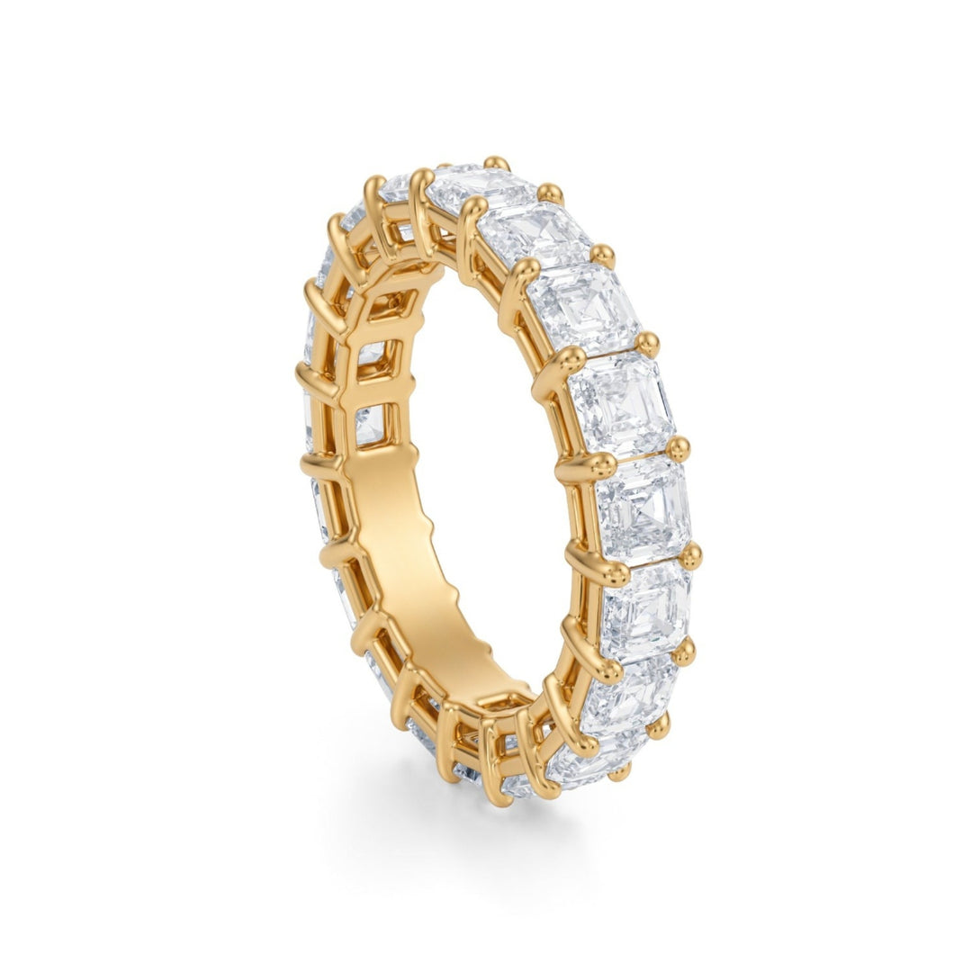 Asscher Eternity Band