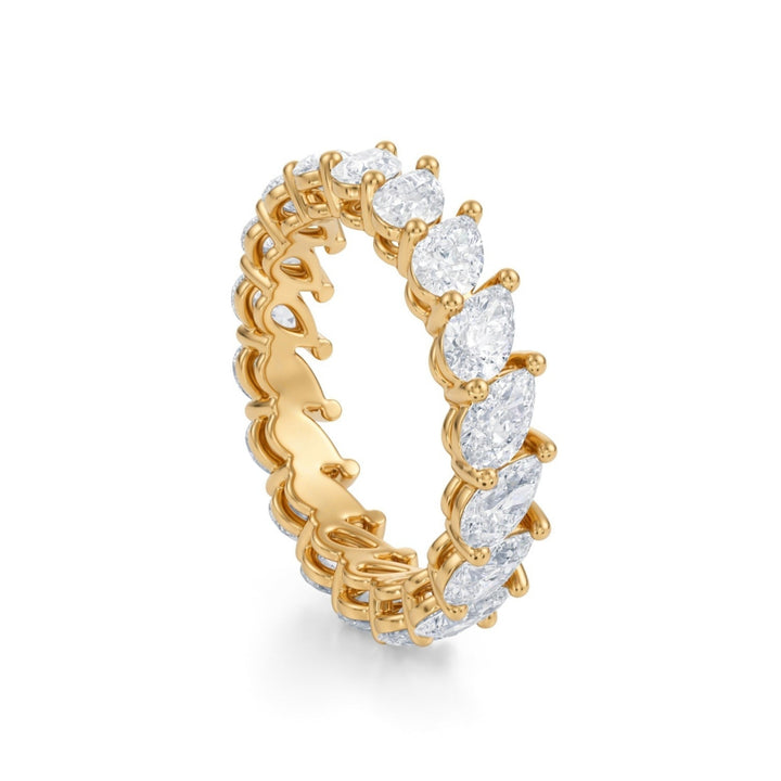 Pear Eternity Band - Slanted