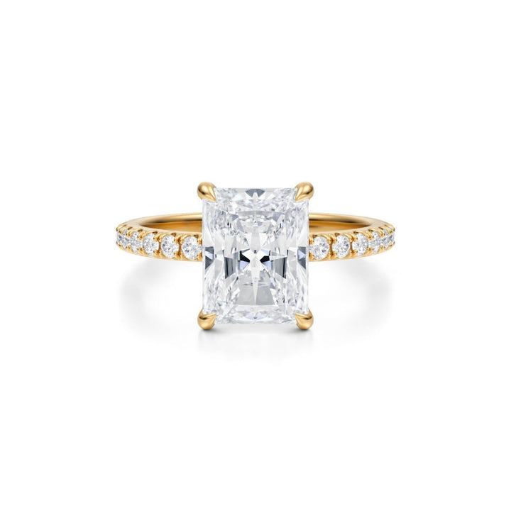 Radiant Modern Pave Ring