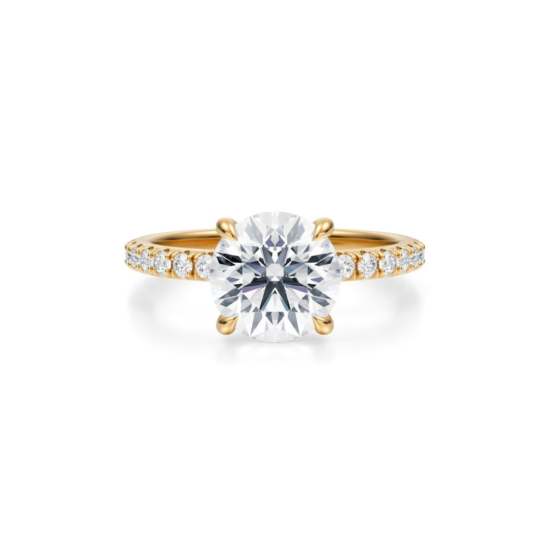 Round Modern Pave Ring