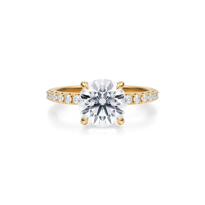 Round Modern Pave Ring