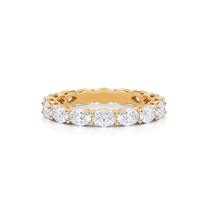 Oval Eternity Band - Horizontal