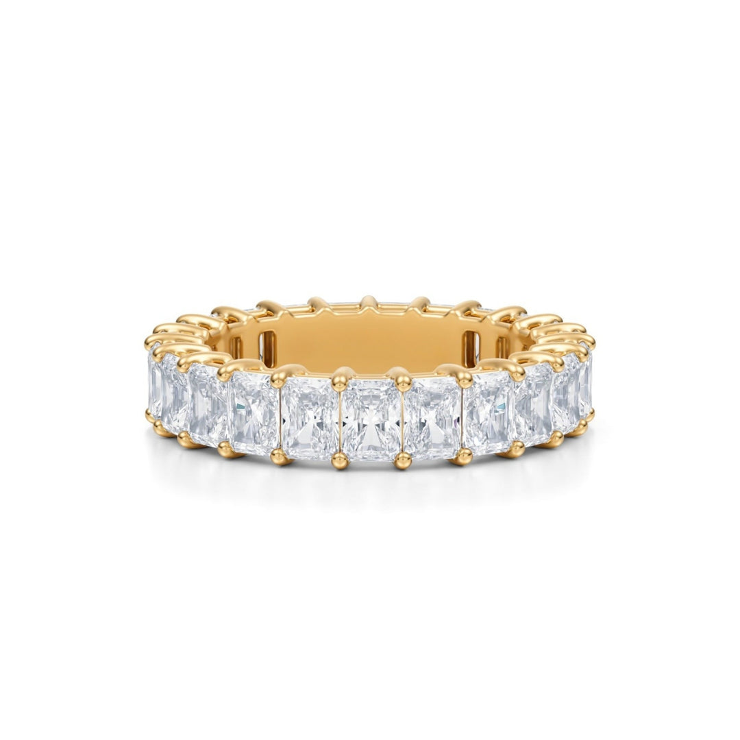 Radiant Eternity Band - Vertical