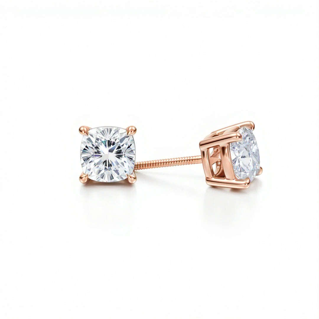 Cushion Stud Earrings