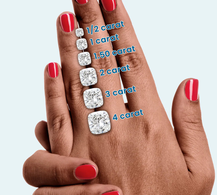 Cushion Solitaire Ring With Hidden Halo