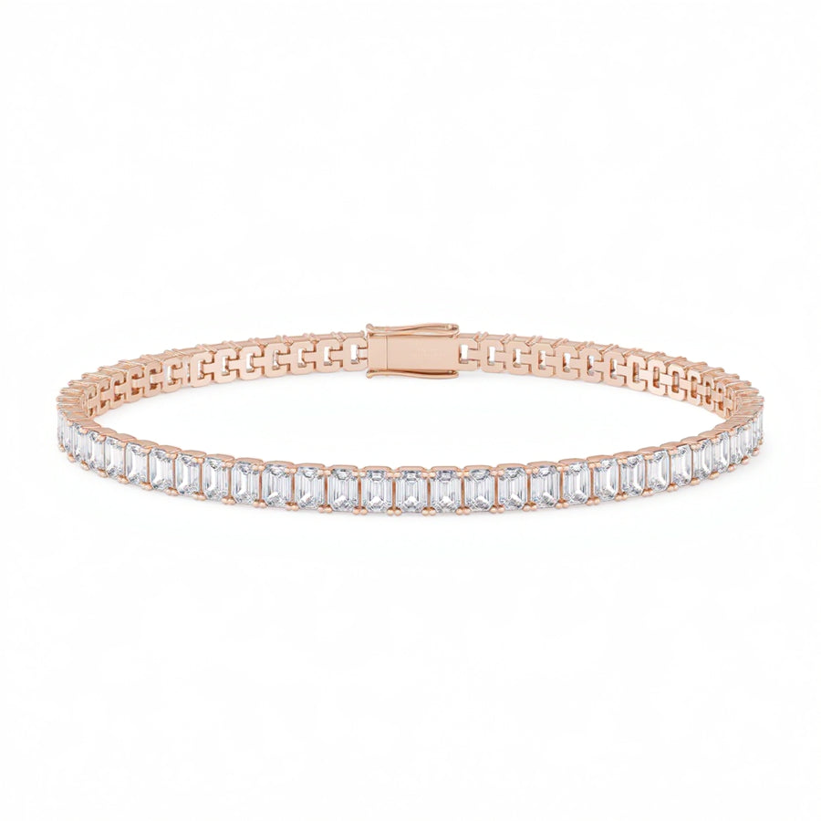 Emerald 4 Claw Tennis Bracelet