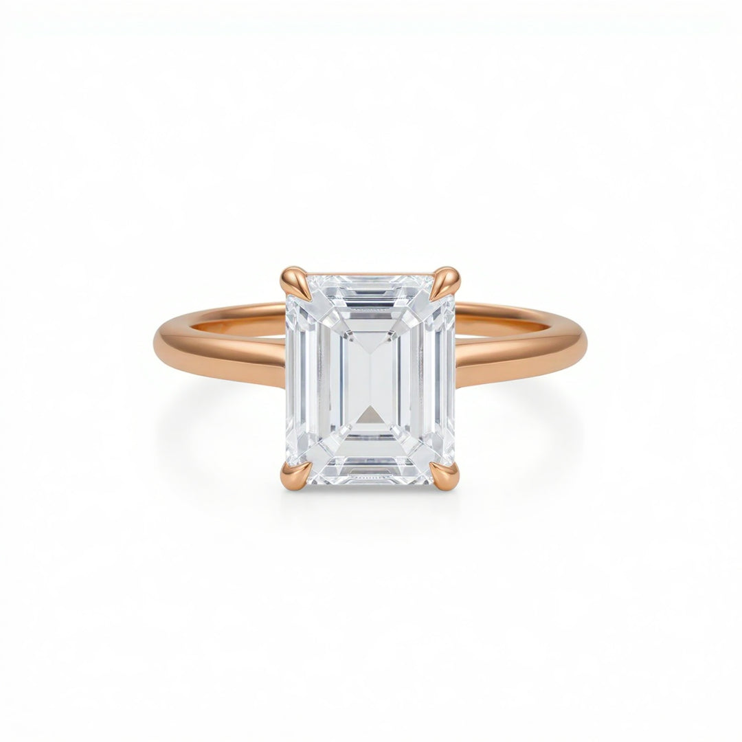 Emerald Classic Cathedral Ring