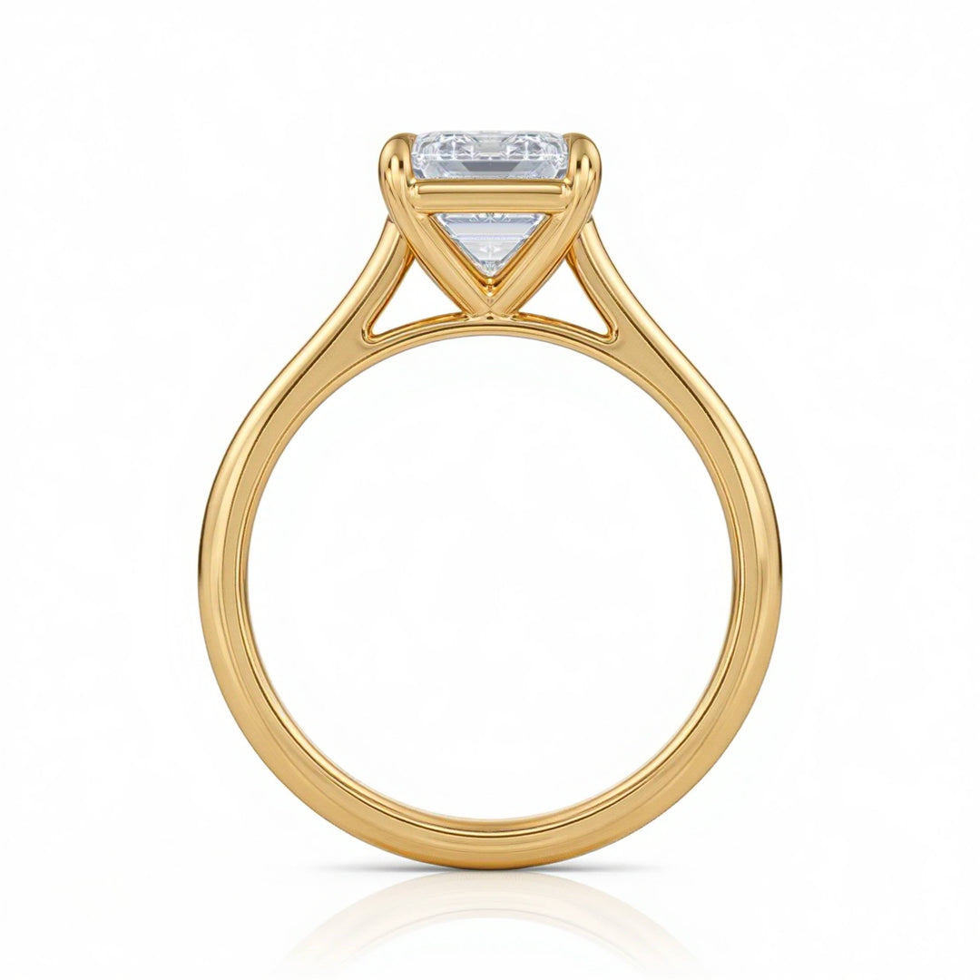 Emerald Classic Cathedral Ring
