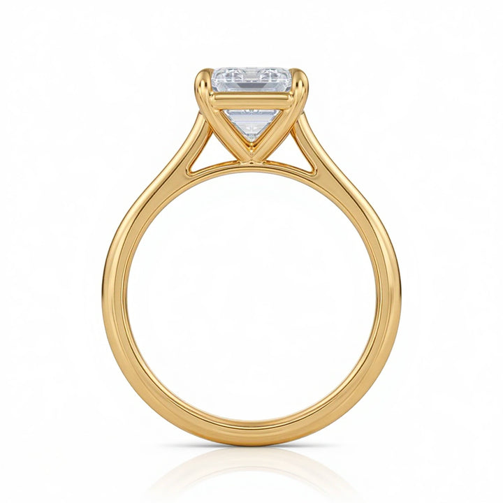 Emerald Classic Cathedral Ring