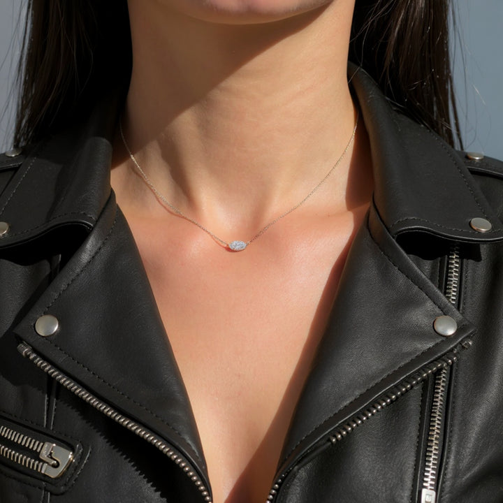 Marquise Solitaire Pendant Necklace