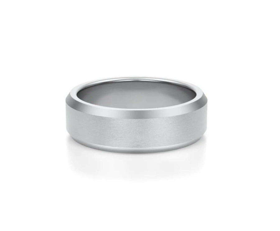 Beveled Wedding Ring