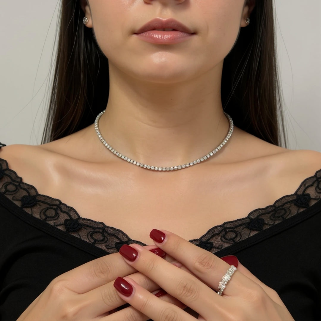 13.00ct Tennis Necklace