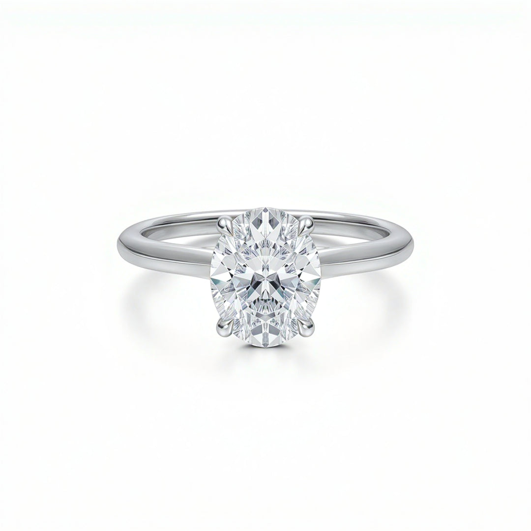 Oval Classic Cathedral Ring