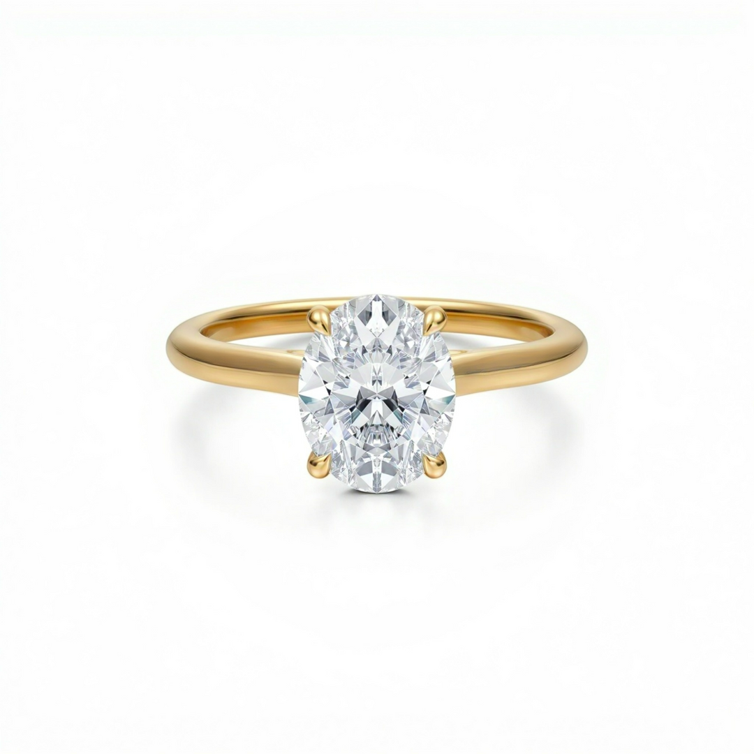 Oval Classic Cathedral Ring