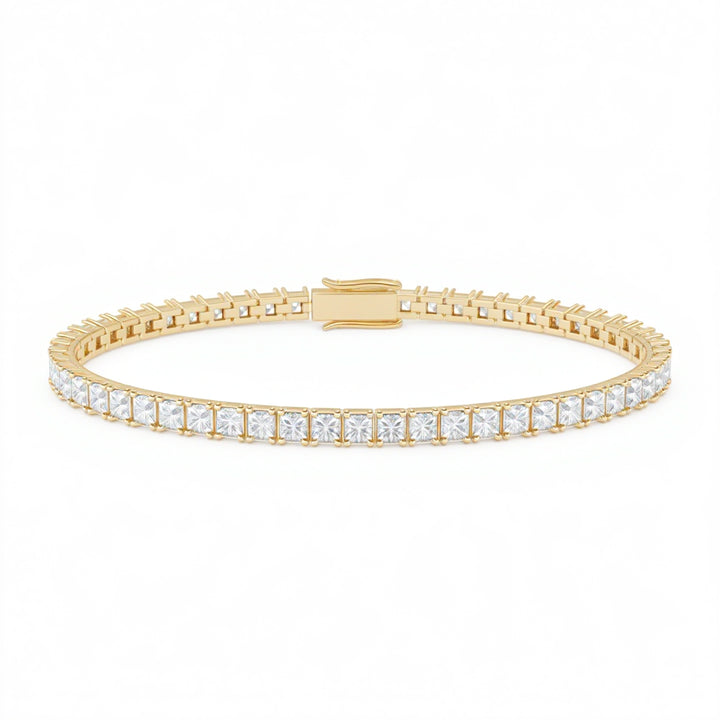Princess 4 Claw Tennis Bracelet