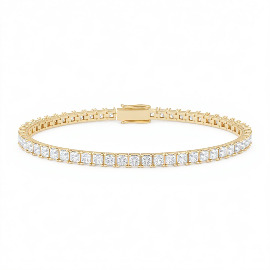 Princess 4 Claw Tennis Bracelet