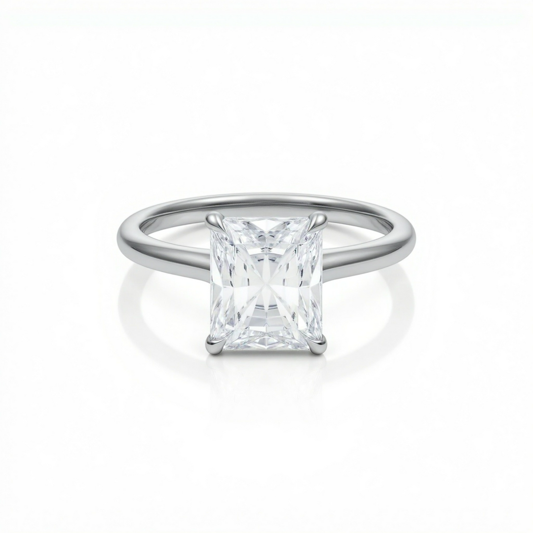 Radiant Classic Cathedral Ring